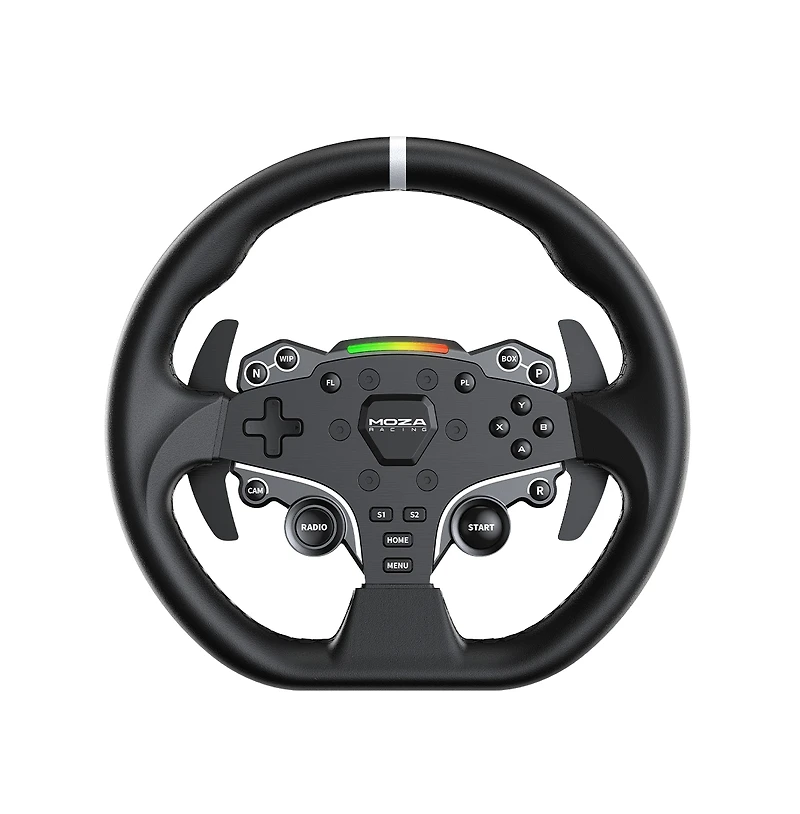 Moza R5 Racing Simulator Bundle – 5.5Nm Direct Drive Wheel Base, Es Steering Wheel, and Sr-p Lite Pedals