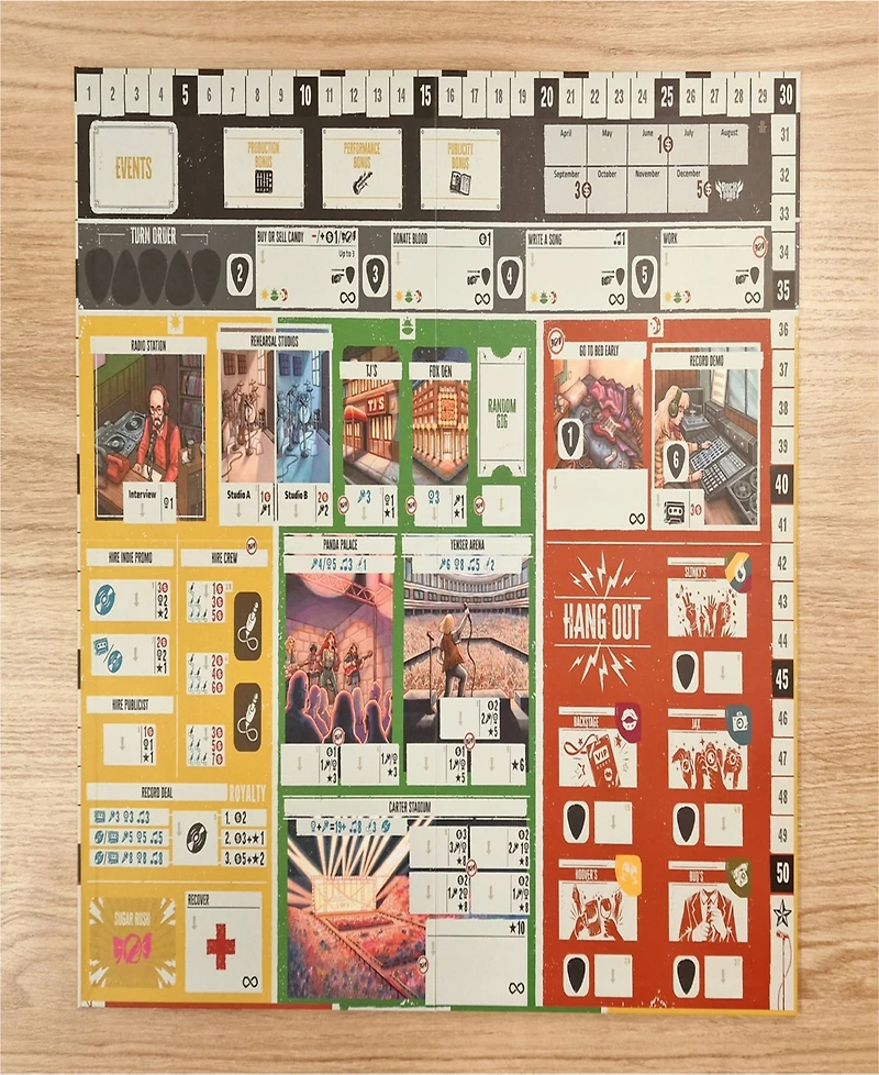 Devir Rock Hard 1977 Board Game