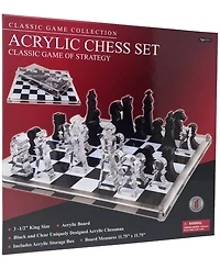 John N. Hansen Co. Classic Game Collection - Acrylic Chess Set