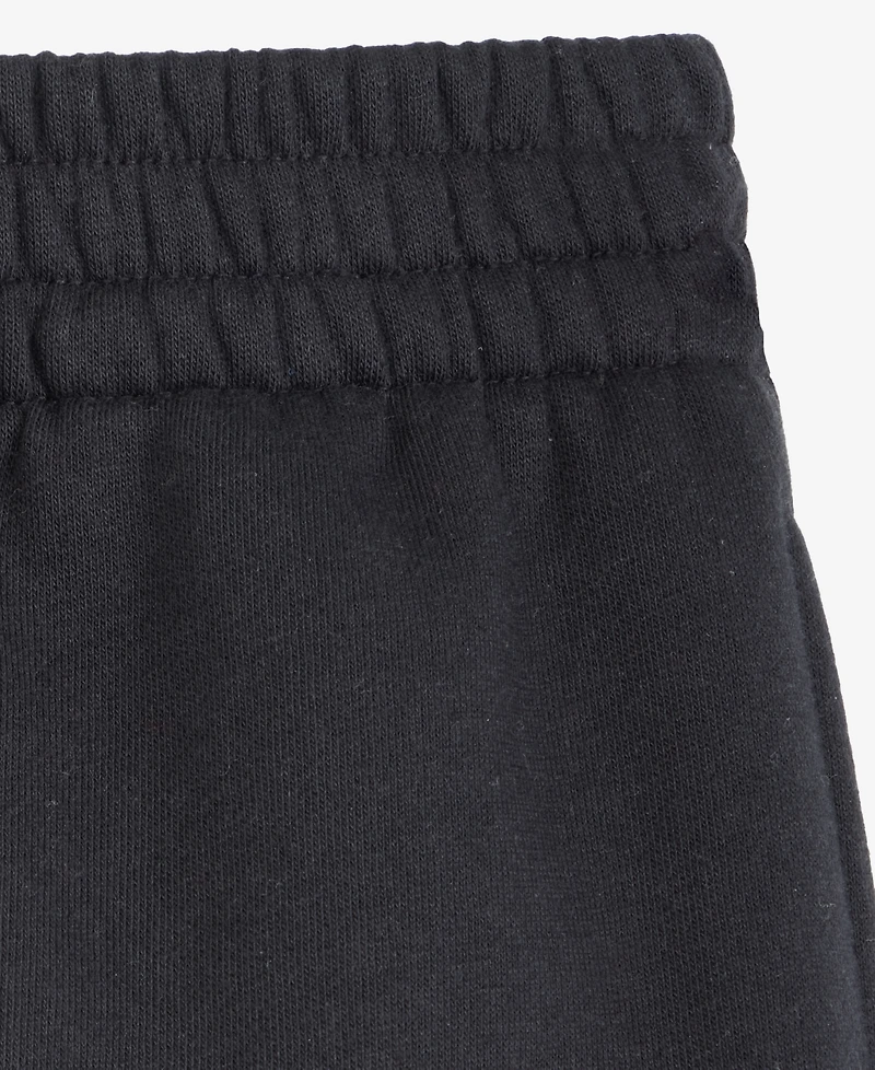 adidas Big Boys Elastic-Waistband Essential Logo Fleece Jogger Pants