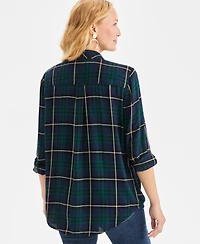 Style & Co Women's Plaid Perfect Shirt, Macy's Exclusive