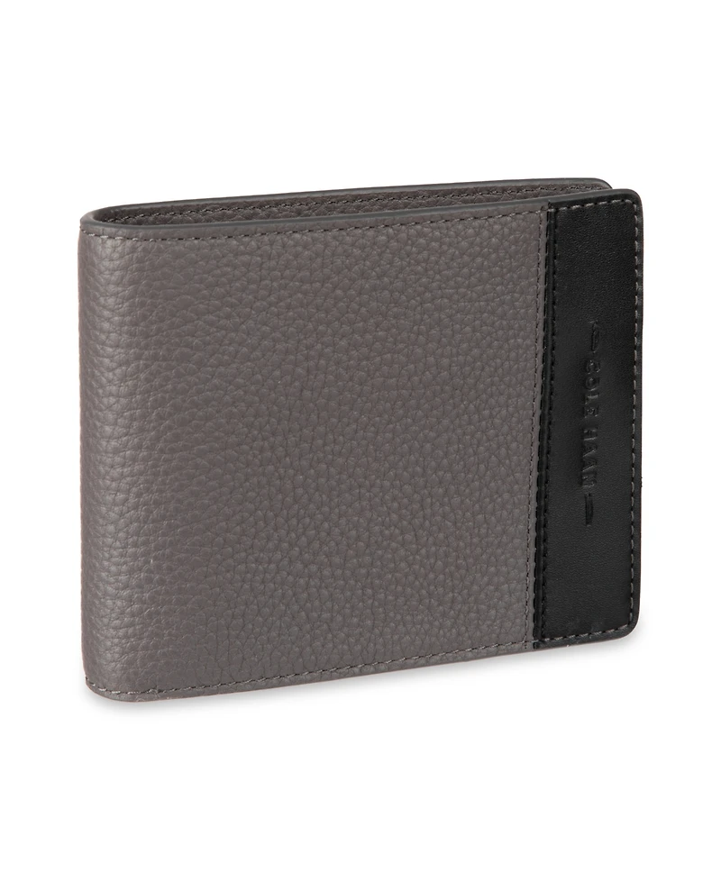Cole Haan Men's Rfid Two-Tone Pebbled Leather Slimfold Wallet