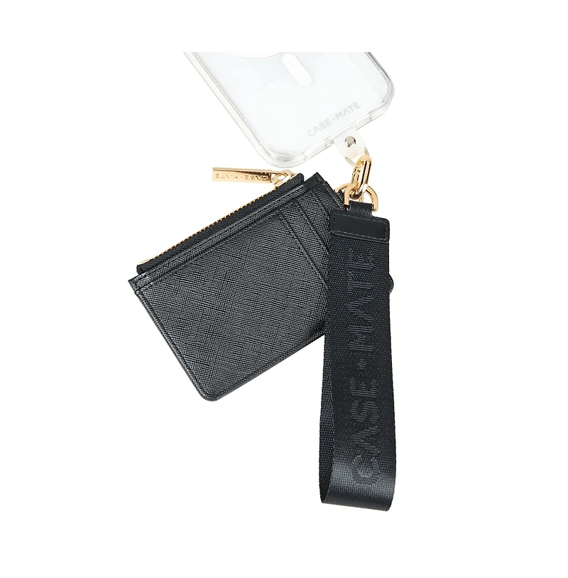 Case-Mate Essential Phone Wristlet with Wallet-Black