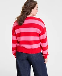 Disney | Macy's Women's Minnie Mouse Crewneck Sweater, Exclusive