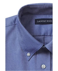 Lands' End Big & Tall Long Sleeve Solid Oxford Dress Shirt