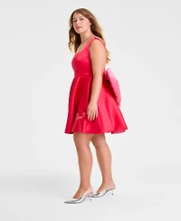 Disney | Macy's Plus Bow Fit & Flare Mini Dress, Exclusive