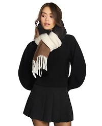 Steve Madden Women's Multi-Stripe Woven Scarf