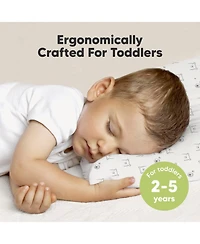 KeaBabies Toddler 2pk Pillow, Soft Organic Cotton Pillows for Sleeping, 13X18 Pillow