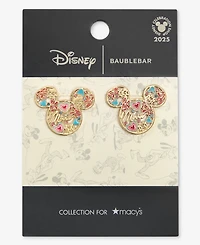 Disney | Macy's Minnie Mouse Motif Statement Earrings, Created for Macy's