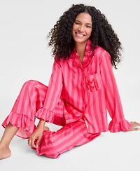 Disney | Macy's Women's Minnie Mouse Satin Pajamas Sleep Set, Exclusive