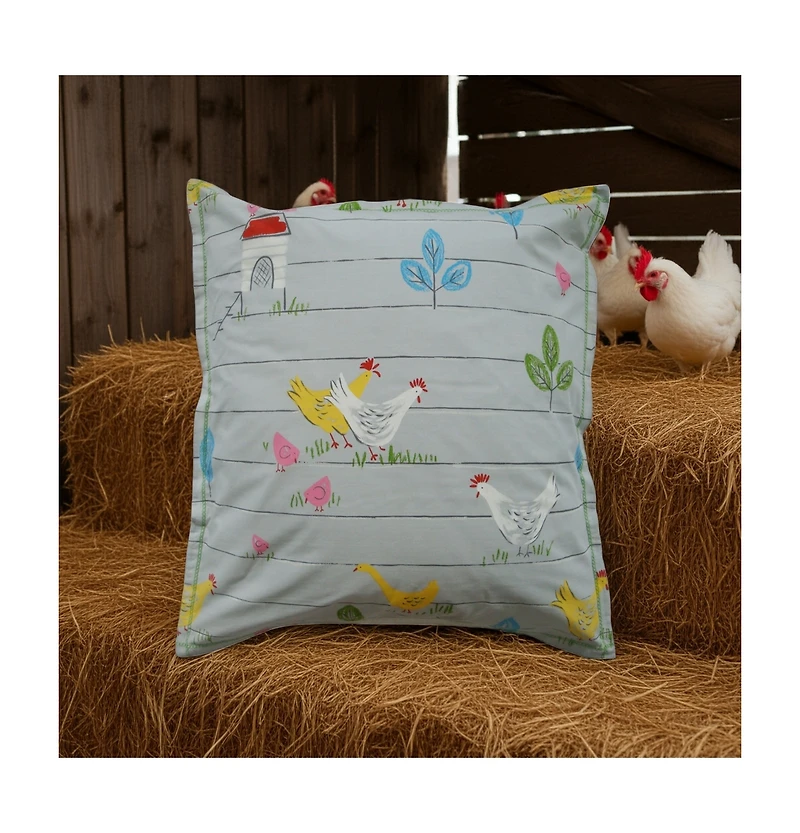 Cockadoodle European Sham for Kids