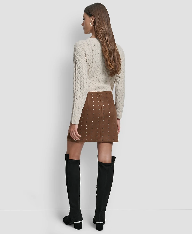 Dkny Jeans Women's Embellished Mini Skirt