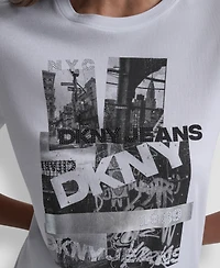 Dkny Jeans Women's Crewneck T-Shirt