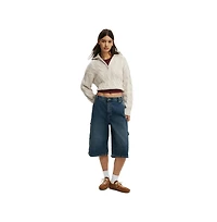 Cotton On Women's Cable Half Zip Pullover