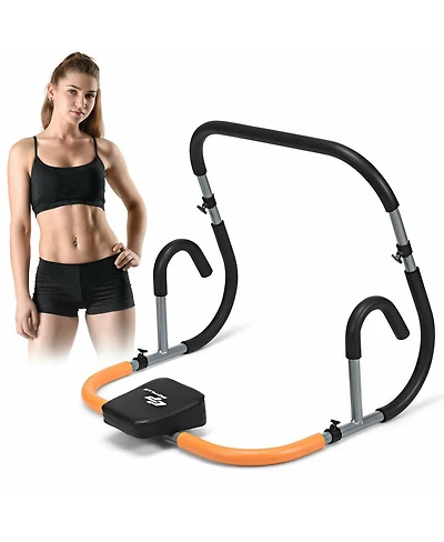 Ab Fitness Crunch Abdominal Exercise Workout Machine for Glider Roller & Pushup