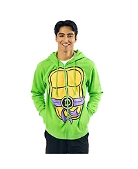 Teenage Mutant Ninja Turtles Donatello Long Sleeve Men's Green Cosplay Hoodie
