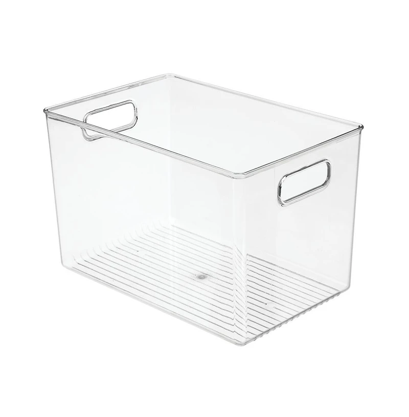 iDesign Plastic Storage Bin with Handles
