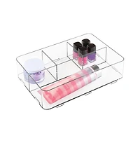 iDesign Interlocking -Section Plastic Drawer Organizer