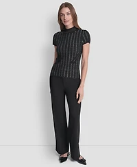Dkny Women's Mock Neck Sweater