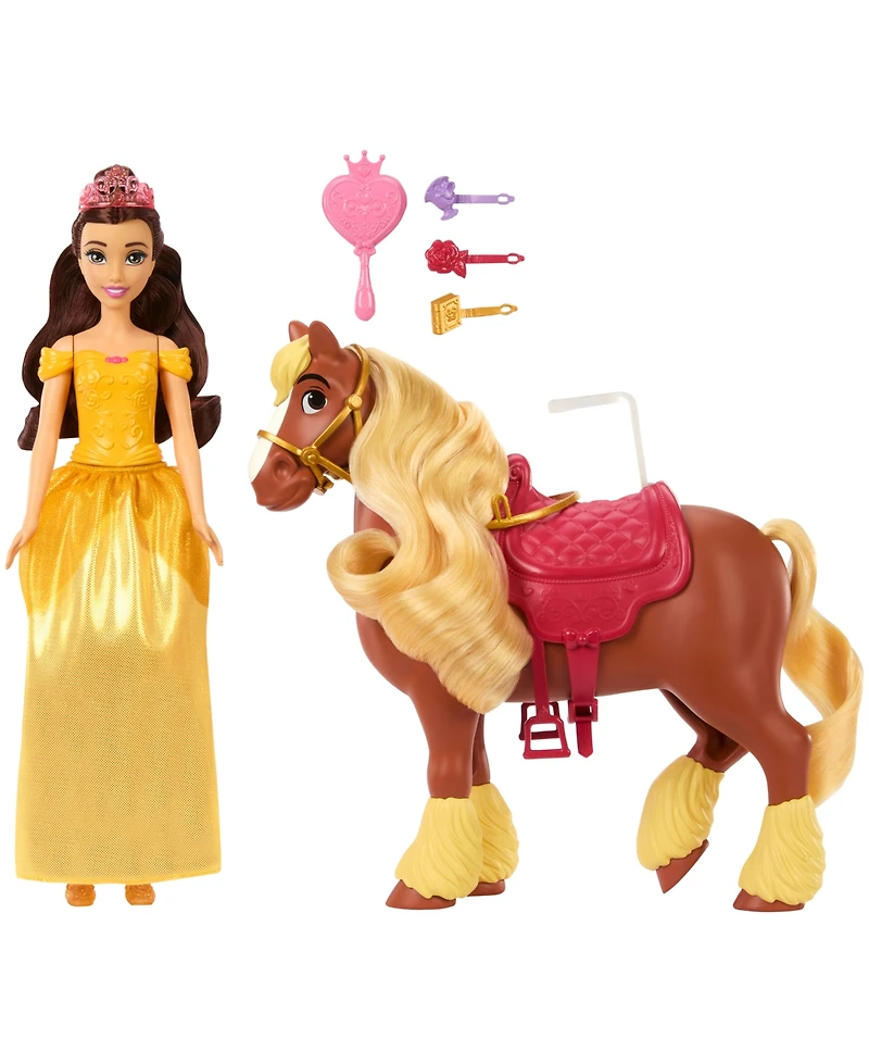 Disney Princess Belle and Philippe Fashion Doll and Horse