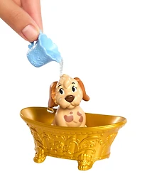 Disney Princess Bathe and Brush Belle Fashion Doll and Dog Figure