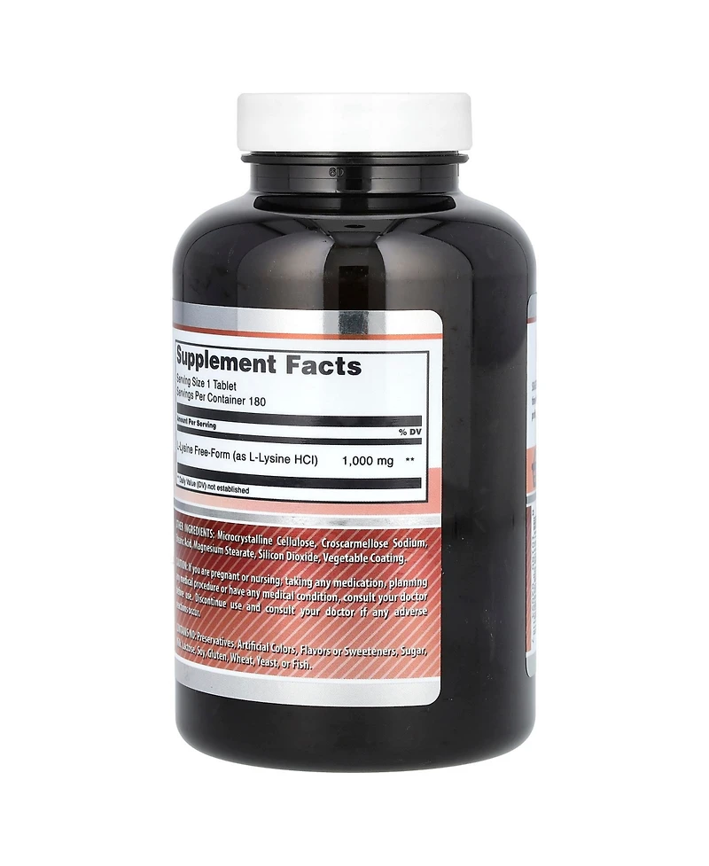 Amazing Nutrition Amazing Formulas L-Lysine 1 000 mg