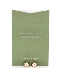 Pre-Owned Van Cleef & Arpels Lucky Spring Plum Blossom Stud Earrings