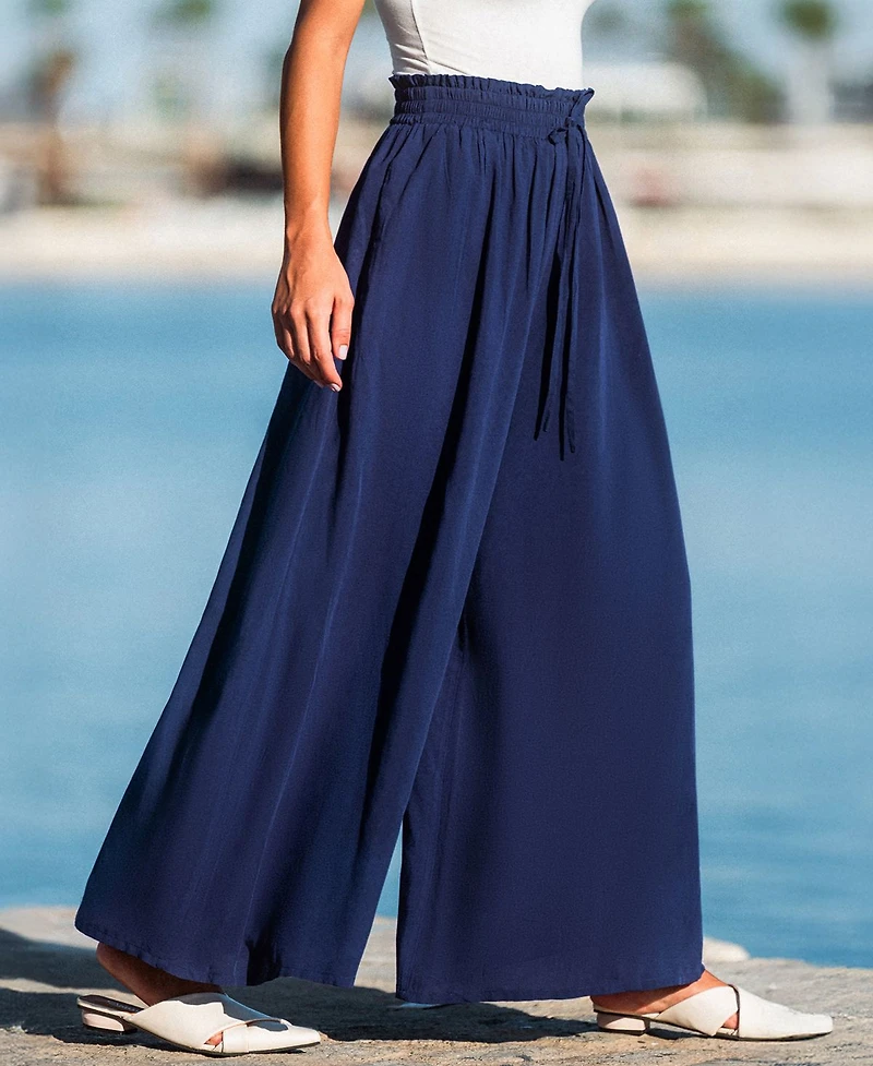 Cupshe Women's Light and Loose Blue Pants