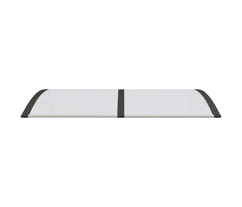 vidaXL Door Canopy Black Polycarbonate sheets 59.1 x 29.5 in Durable