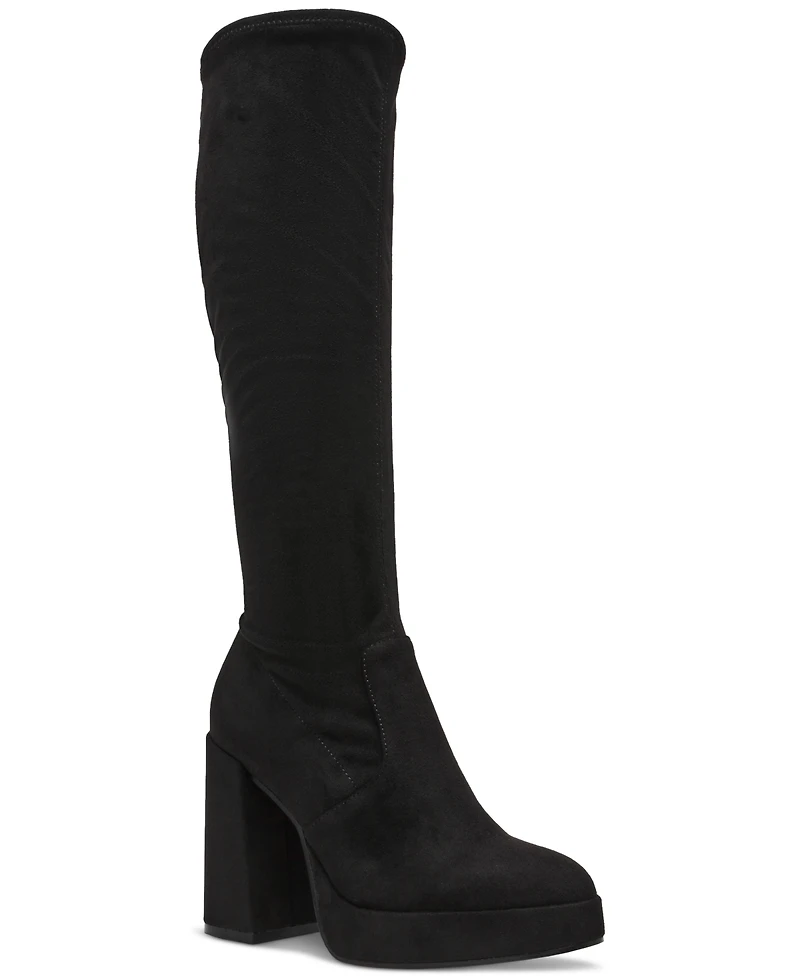 Steve Madden Twain Platform Knee-High Stretch Boots