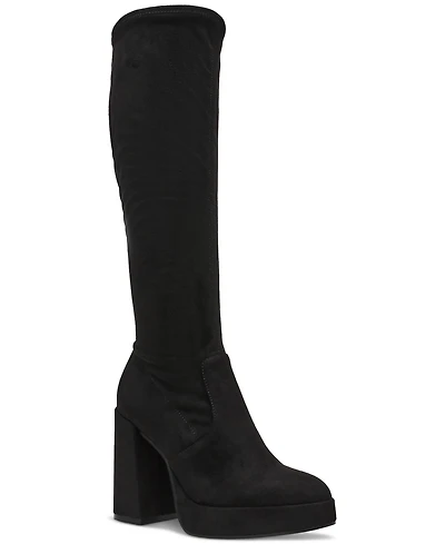 Steve Madden Twain Platform Knee-High Stretch Boots