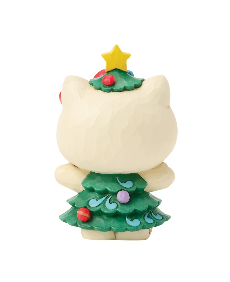 Jim Shore Hello Kitty Christmas Tree Mini Figurine