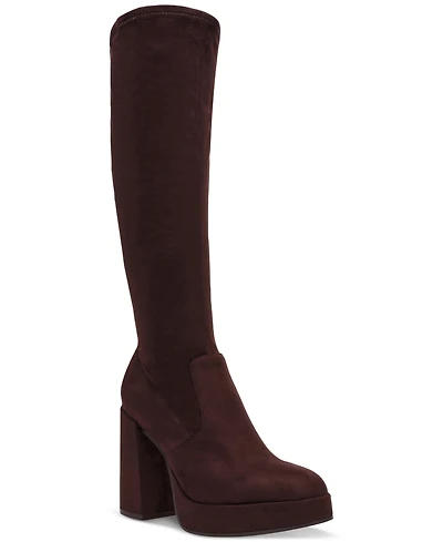 Steve Madden Twain Platform Knee-High Stretch Boots