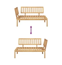 Patio Pallet Corner Sofa Solid Wood Acacia