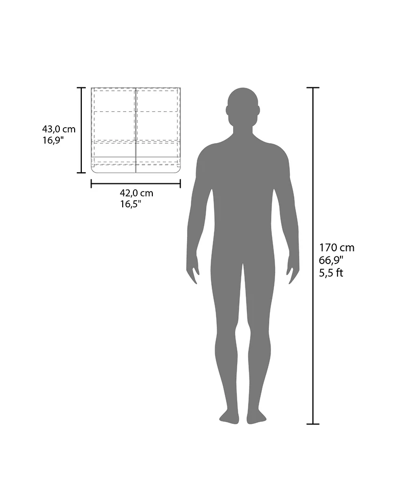 Fm Furniture Patience Medicine Cabinet, two swing doors, three spacious shelves, modern and minimalist design, White