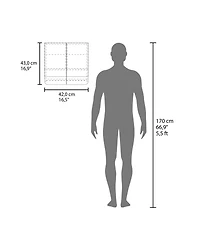 Fm Furniture Patience Medicine Cabinet, two swing doors, three spacious shelves, modern and minimalist design, White