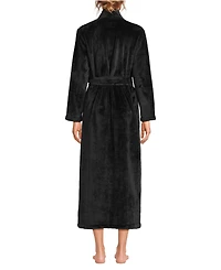 Lands' End Women's Cozy Plush Long Wrap Robe