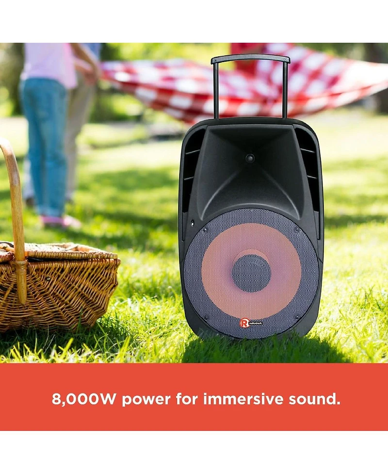 RadioShack Party Tower 2 Way P.a. Pa Speaker 8000 Peak Power With Stand and Remote Control 4001924