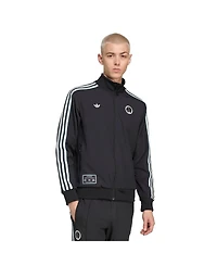 Adidas Men's Black Newcastle United Terrace Icons Full-Zip Track Jacket