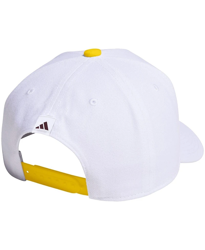 Adidas Men's and Women's White Arizona State Sun Devils Locker Room A-Frame Adjustable Hat