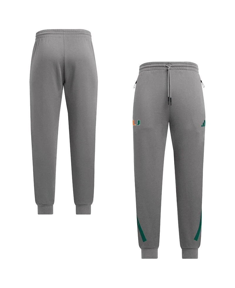 Adidas Gray Miami Hurricanes Z.n.e. Pants