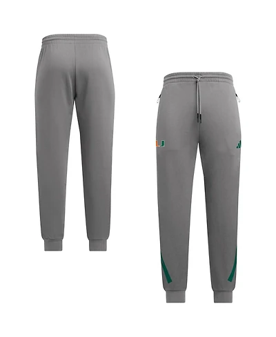 Adidas Gray Miami Hurricanes Z.n.e. Pants