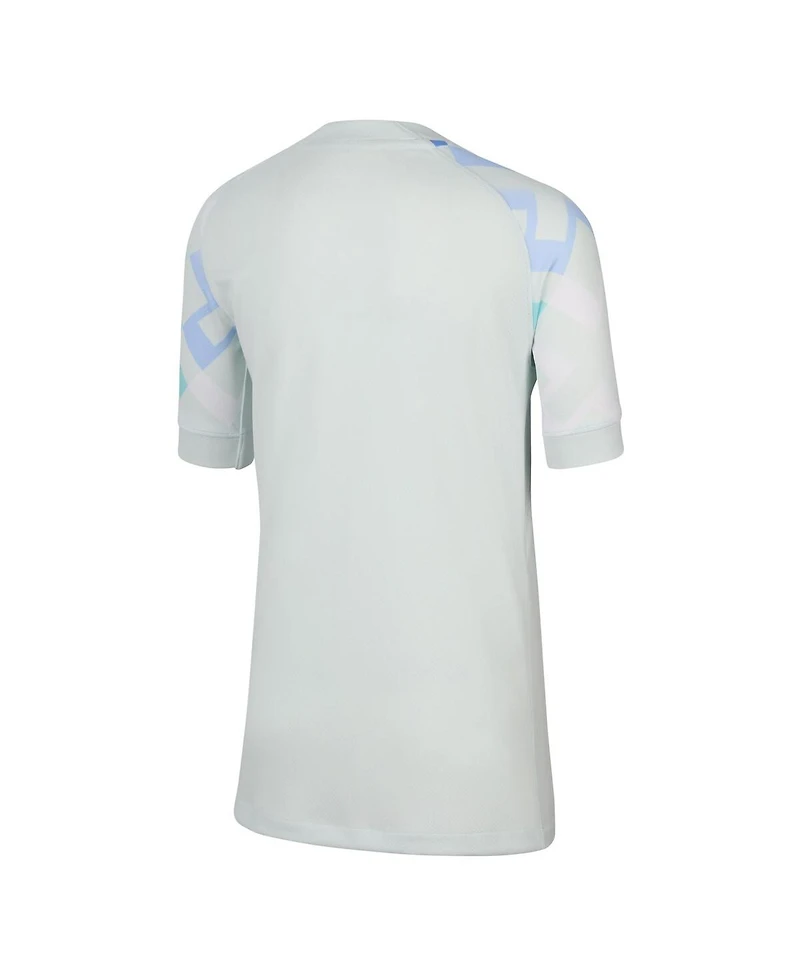 Nike Big Boys and Girls Aqua Inter Milan 2025/26 Away Replica Jersey