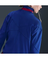 Nike Big Boys and Girls Blue Barcelona 2025/26 Home Academy Pro Anthem Performance Full-Zip Jacket