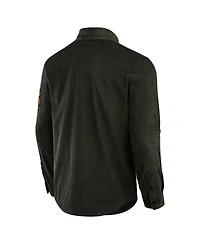 Darius Rucker Collection by Fanatics Men's Olive Usc Trojans Corduroy Full-Button Shacket