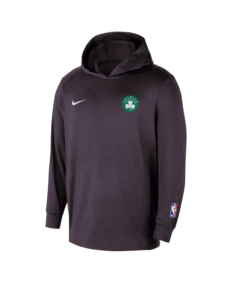 Nike Men's Black Boston Celtics Authentic Practice Yoga Restore Pullover Hoodie