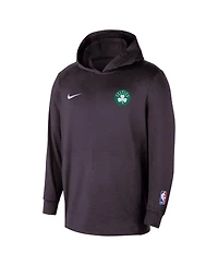 Nike Men's Black Boston Celtics Authentic Practice Yoga Restore Pullover Hoodie