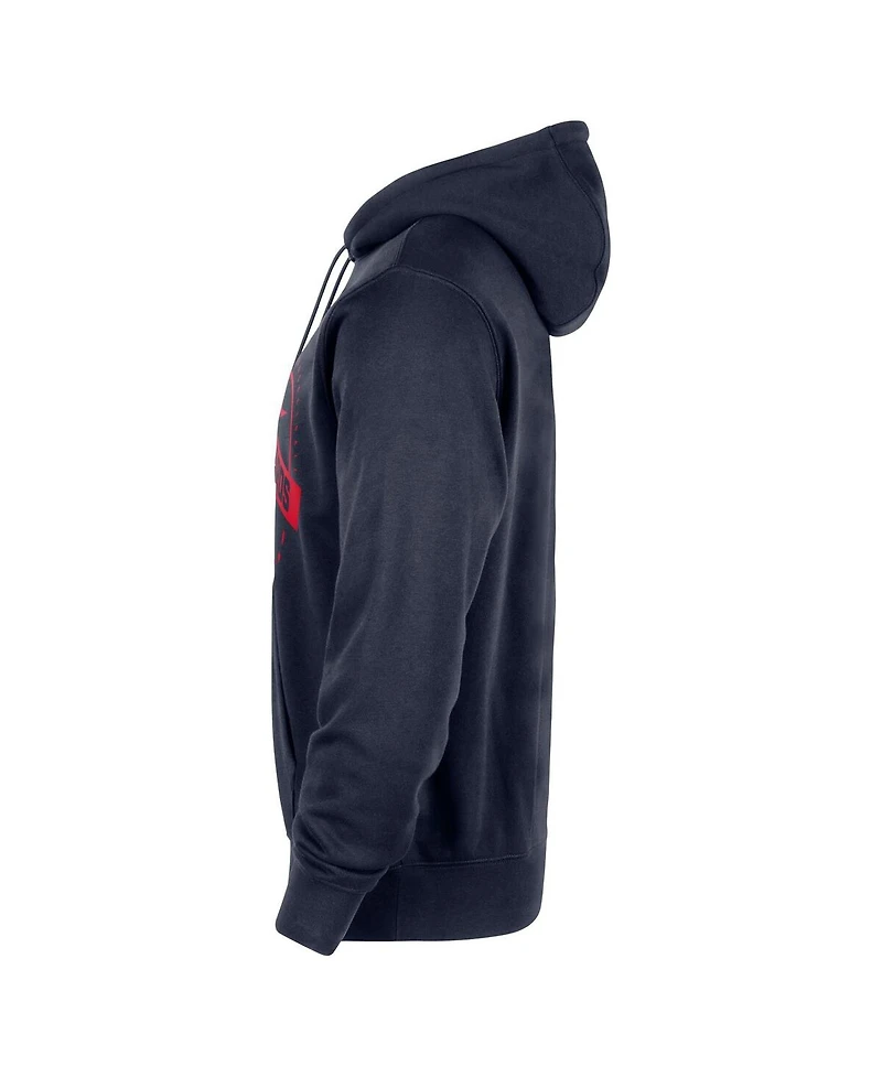 Nike Men's Navy Washington Wizards 2025/26 Authentic Practice Club Pullover Hoodie