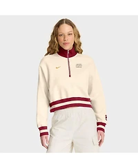 Nike Women's Tan Usc Trojans Legacy Half-Zip Sweatshirt