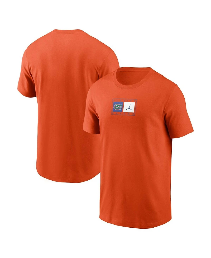 Jordan Men's Orange Florida Gators Campus Logo Swoosh T-Shirt